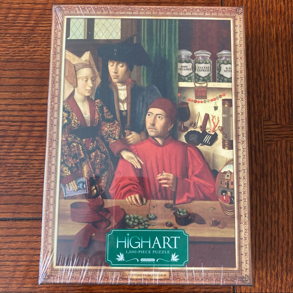 1000 Piece Jigsaw Puzzle “A Budtender in His Shop”
